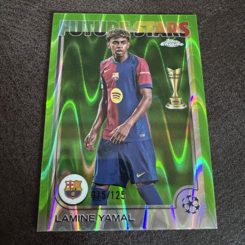 Lamine Yamal Chrome UCC Green Lava