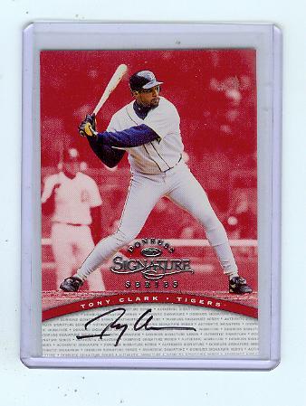 Tony Clark 1997 Donruss Signature