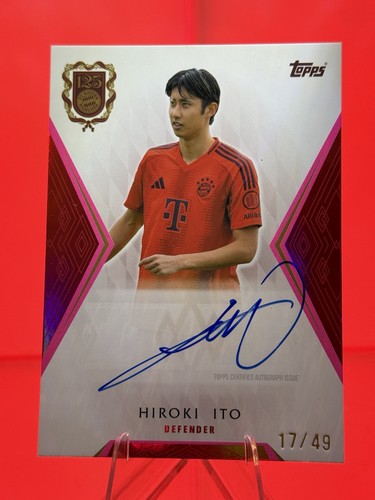 Hiroki Ito Topps FC Bayern 125 Jahre /49