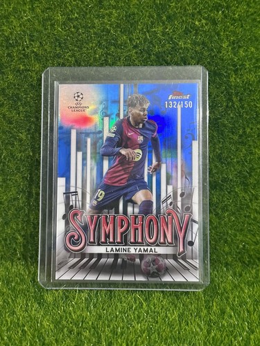 Lamine Yamal Chrome Blue Symphony