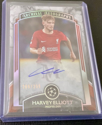 Harvey Elliott Topps Museum /299