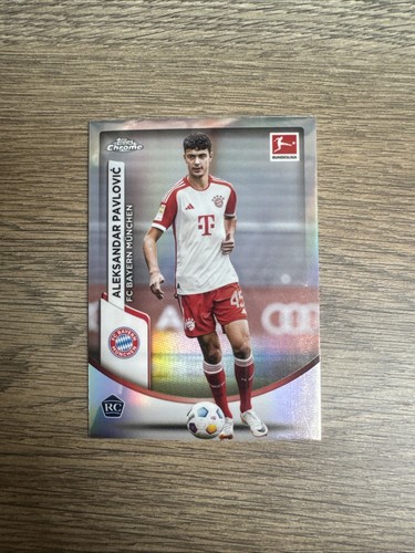 Aleksandar Pavlovic 2023 Topps Chrome Bundesliga Refractor
