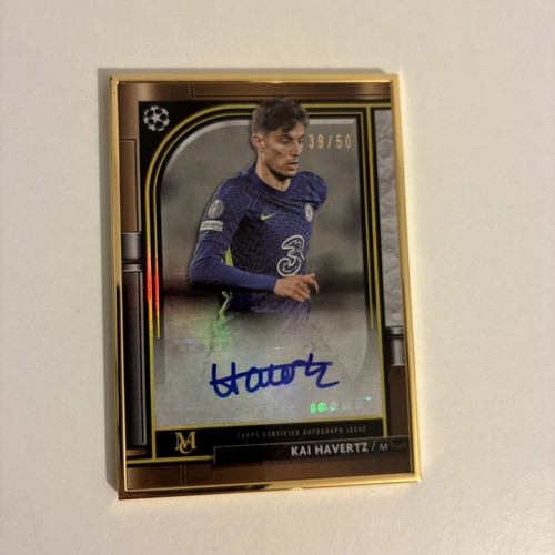 Kai Havertz 2021 Topps Museum Gold Frame /50