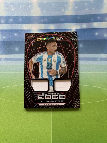 Lautaro Martinez 2024 Panini Obsidian Red Pulsar /49