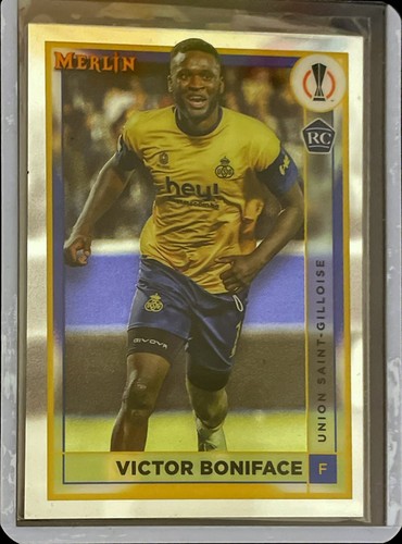 Victor Boniface 2023 Topps Merlin Chrome