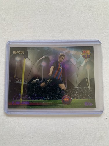 Frenkie de Jong 2025 Topps FC Barcelona Team Set 067/250