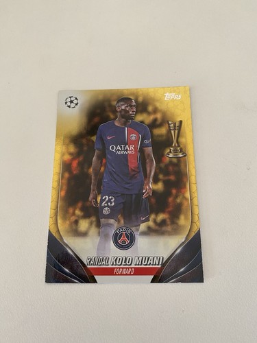 Randal Kolo Muani 2024 Topps UCC Flagship Gold
