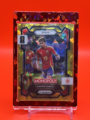 Lamine Yamal Monopoly Prizm Gold Cracked Ice