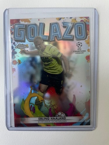 Erling Haaland 2021 Topps Chrome UCL #G-1