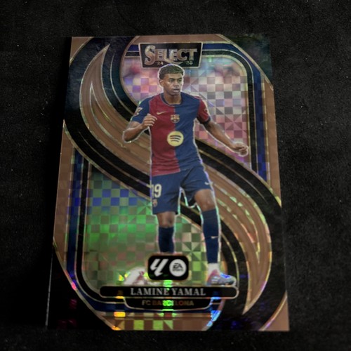 Lamine Yamal Select La Liga Bronze Checkerboard Prizm