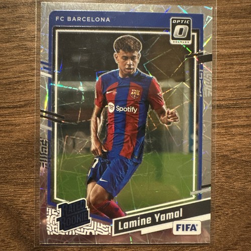 Lamine Yamal Donruss Optic Velocity Prizm