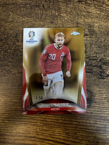 Konrad Laimer 2024 Topps Chrome UEFA EURO /50