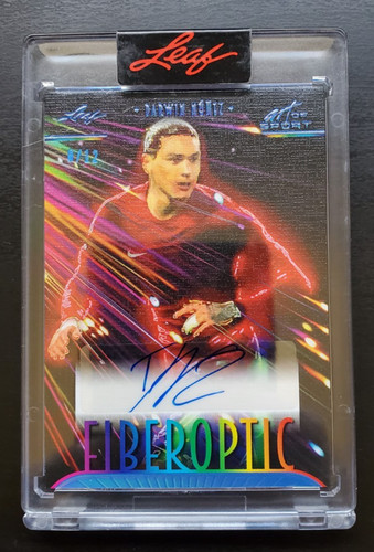 Darwin Nunez 2023 Leaf Art of Sport Navy Spectrum Holofoil /12