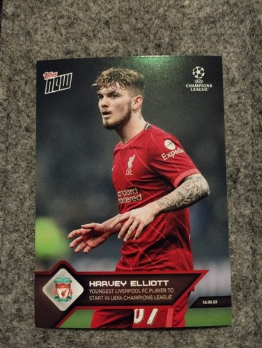 Harvey Elliott 2021 Topps Now UCL 112/3122