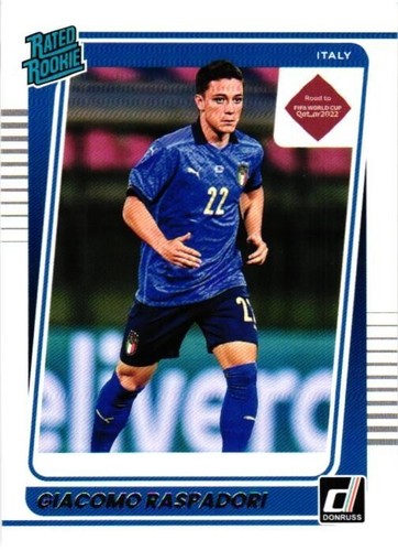 Giacomo Raspadori 2021 Panini Donruss Soccer Road To Qatar #187