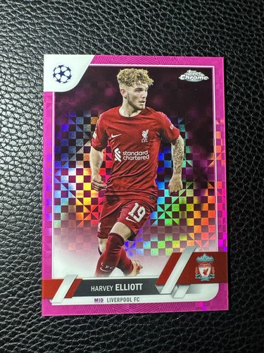 Harvey Elliott 2023 Topps Chrome UCC 100/250