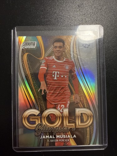 Jamal Musiala 2023 Topps Stadium Club Chrome Gold #GG-JM