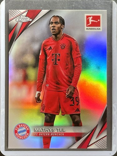 Mathys Tel 2024 Topps Chrome Bundesliga Refractor #83