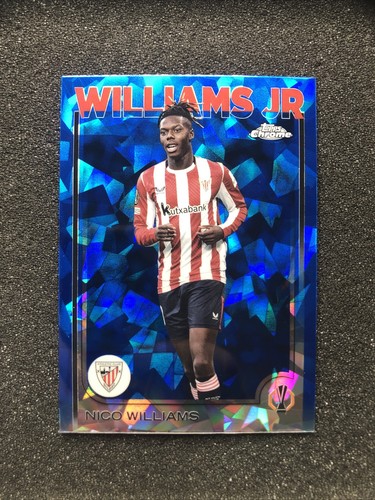 Nico Williams Topps Chrome UCC Sapphire #28