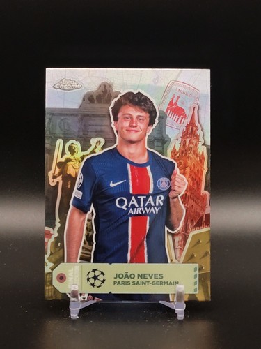 Joao Neves 2024 Topps Cromo UEFA CC Refractor #FD-25