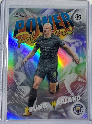 Erling Haaland 2025 Topps Chrome UEFA Club Comp Refractor #PP-6