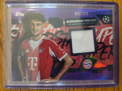 Aleksandar Pavlovic 2025 Topps Flagship UCC 25/250