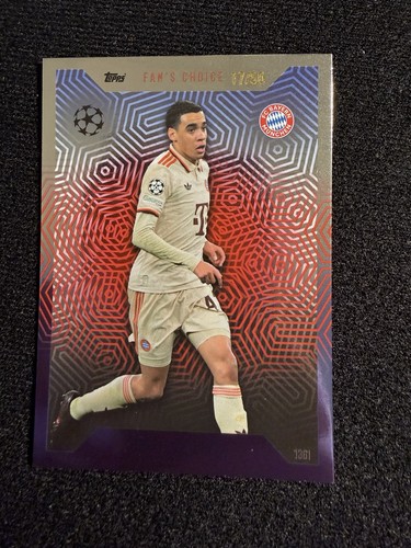 Jamal Musiala 2024 Topps Total Football Blue /50