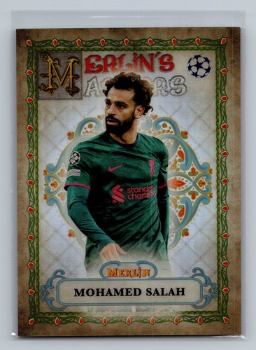 Mohamed Salah 2022 Panini Merlin Chrome UEFA #MM-7