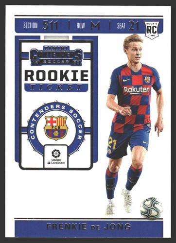 Frenkie de Jong 2020 Panini Chronicles Contenders #RT-3