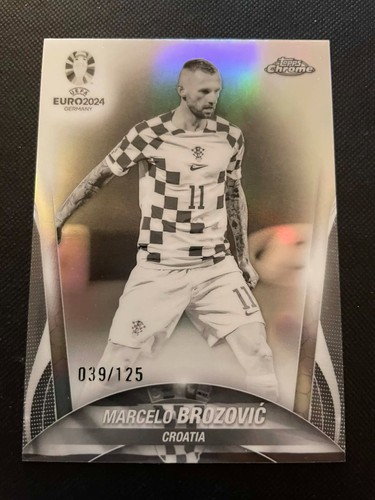 Marcelo Brozovic 2023 Topps Chrome UEFA EURO /125