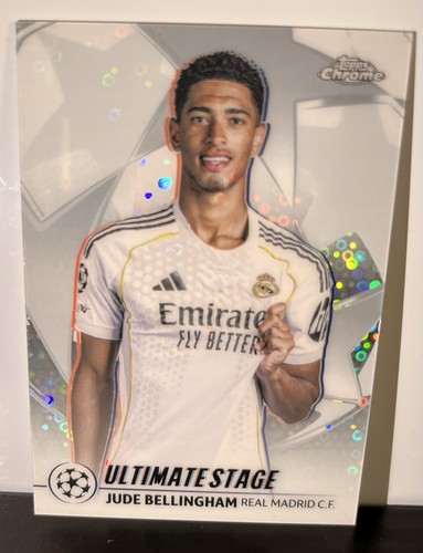 Jude Bellingham 2025 Topps UEFA Club Competitions Ultimate Stage Chrome #US-26