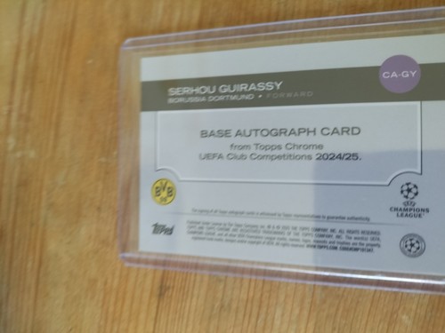 Serhou Guirassy 2024 Topps Chrome /99