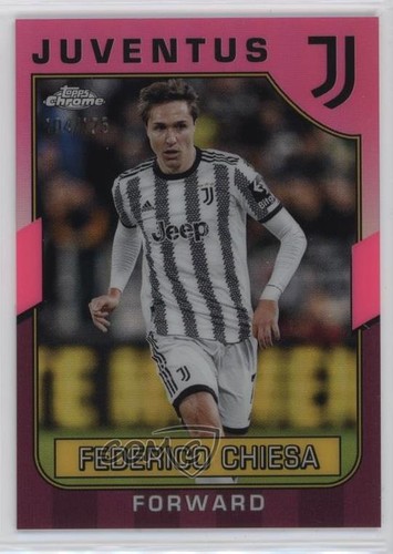 Federico Chiesa 2022 Topps Chrome Pink Refractor 35/125