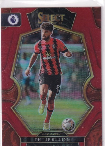 Philip Billing 2022 Panini Select Premier League Red Prizm #160