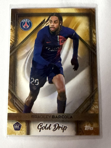 Bradley Barcola 2023 Topps Gold Drip Gold
