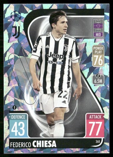 Federico Chiesa 2021 Topps Merlin Collection Chrome UCL #54