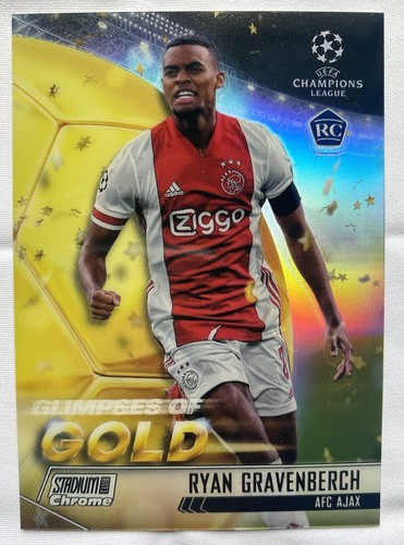 Ryan Gravenberch 2021 Topps Stadium Club Chrome Gold #GG-RG