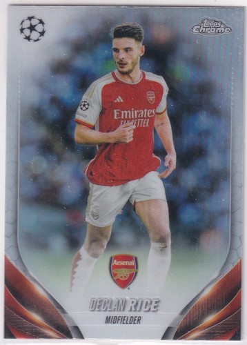 Declan Rice 2024 Topps Chrome UEFA Champions League Refractor #6