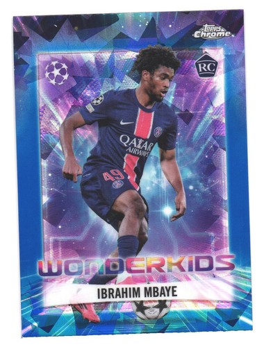 Ibrahim Mbaye 2024 Topps UCC Chrome Sapphire