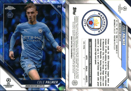Cole Palmer Topps Chrome Sapphire