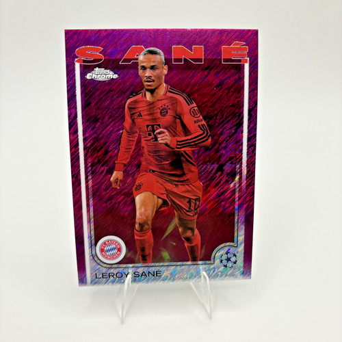 Leroy Sane 2024 Topps Chrome UEFA Shimmer #141