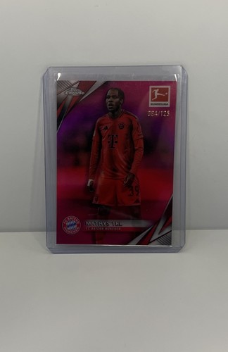 Mathys Tel 2024 Topps Chrome Bundesliga Magenta Refractor /125