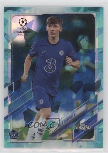 Billy Gilmour 2020 Topps Chrome UCL Aqua Refractor /150