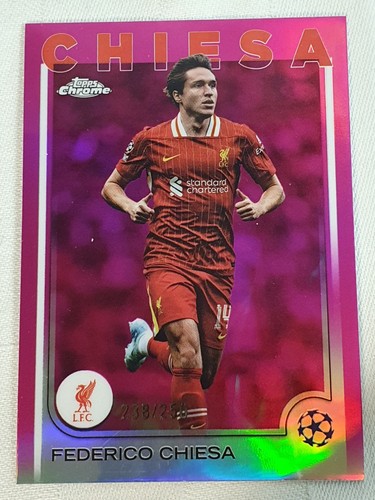 Federico Chiesa 2025 Topps Champions League Chrome 124/250