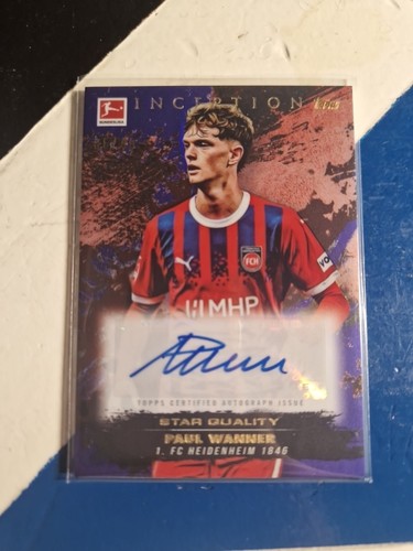 Paul Wanner 2024 Topps Inception /49