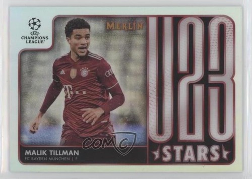 Malik Tillman 2021 Topps Merlin Collection Chrome UCL #U23-9
