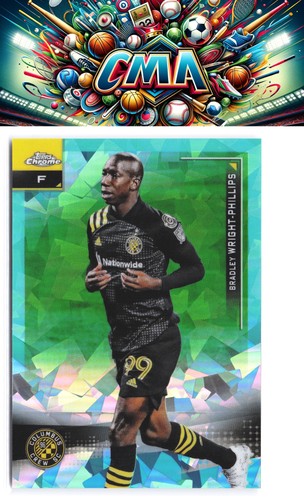 Bradley Wright-Phillips 2021 Topps Chrome Aqua Refractor /99
