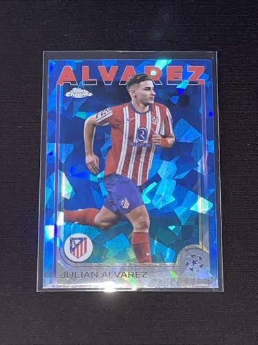 Julian Alvarez Topps Chrome UCC Sapphire #171