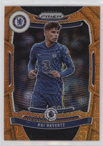 Kai Havertz 2021 Panini Prizm Premier League Orange Mojo Prizm #251