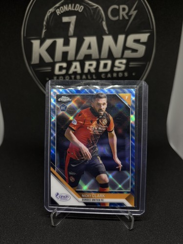 Nicky Clark 2021 Topps Chrome Blue Tartan /125
